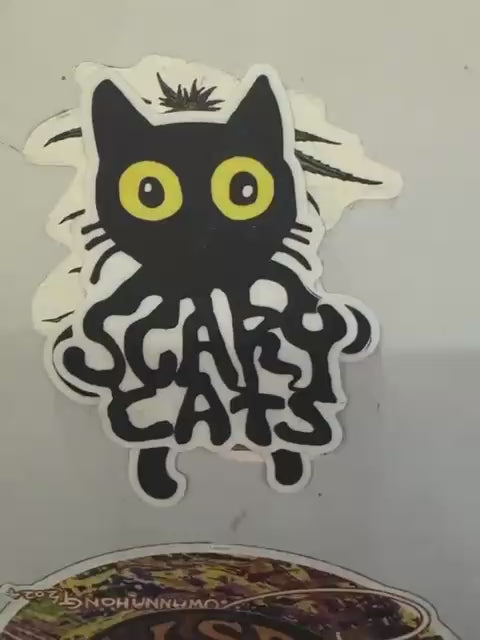 Scary Cats ✖️ LSD CAFE Stickers